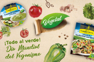 dia mundial del veganismo con platos preparados