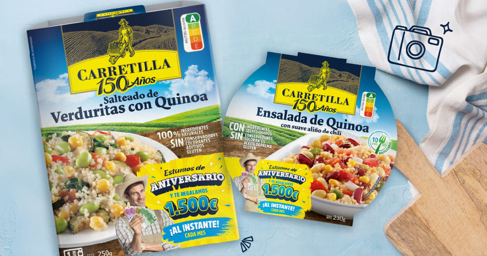 platos listos para comer con proteína vegetal