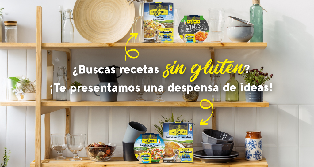 platos y recetas listas para comer y sin gluten