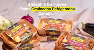 platos refrigerados listos para comer Carretilla