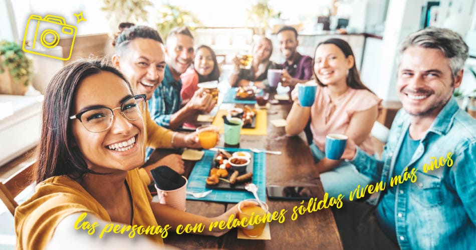 vida social para aumentar el bienestar y la salud