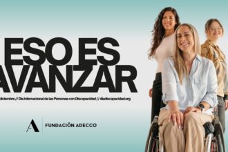 dia de la discapacidad 2025 fundación adecco y carretilla