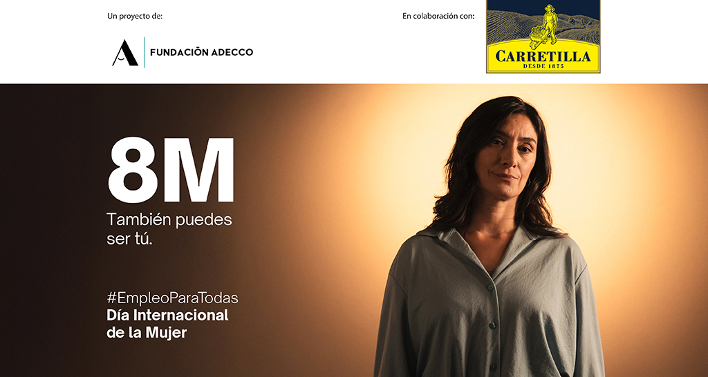 dia internacional de la mujer carretilla y fundación adecco