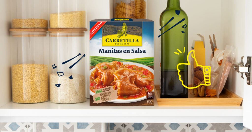 manitas en salsa carretilla