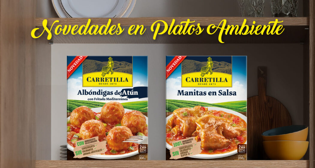 novedades carretilla en platos listos ambiente