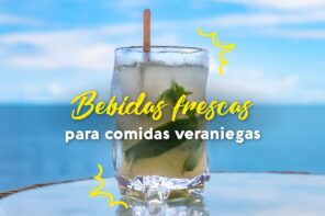 Bebidas frescas para comidas veraniegas