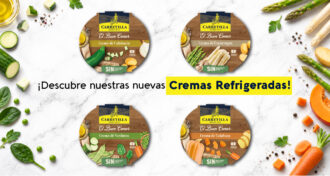 nuevas cremas refrigeradas Carretilla listas para comer